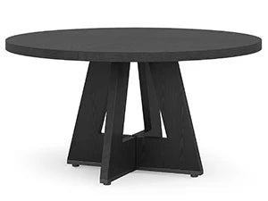 Tribesigns Round Dining Table for 4, 47 Inch Farmhouse Kitchen Table