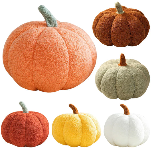 Halloween Pumpkin Pillow - Cushion Fluffy 7/11 Inch Pumpkin