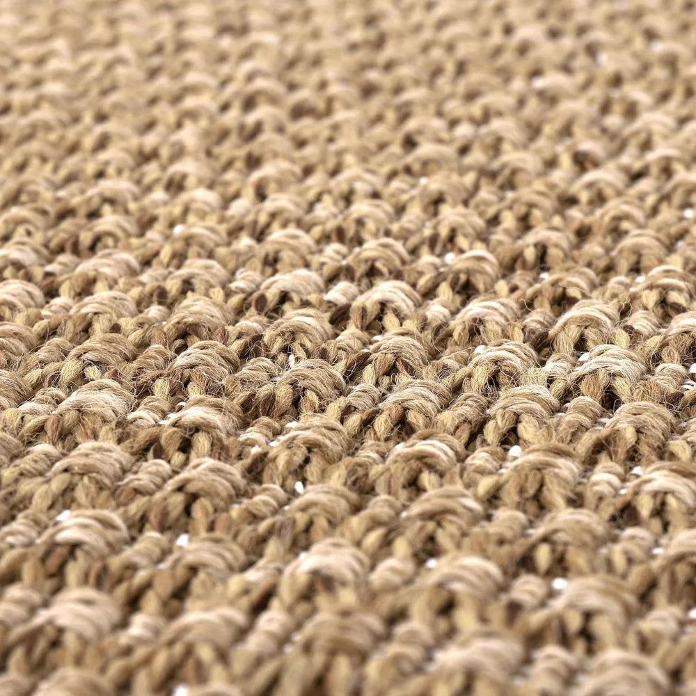 Natural Color Jute Rugs for Living Room, Indoor and Outdoor Area Rug, High Traffic