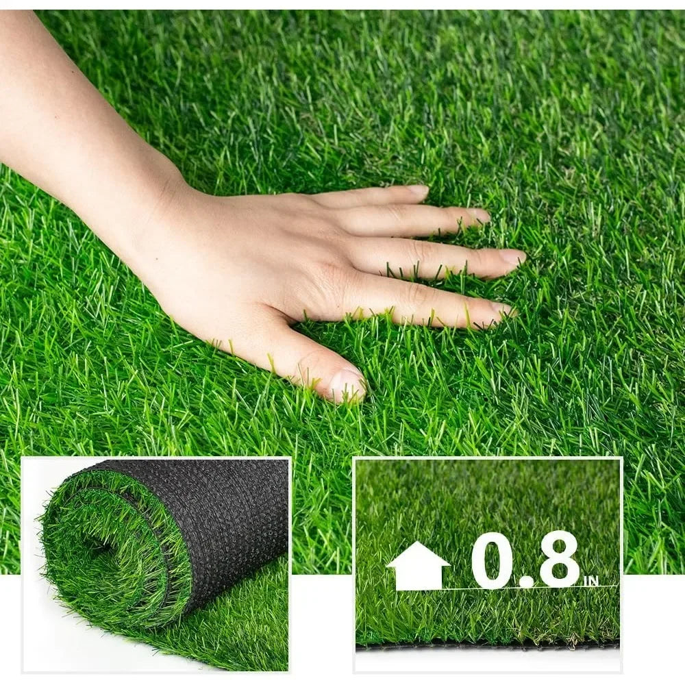 6FTX15FTArtificial outdoor Grass turf  rug with stripes