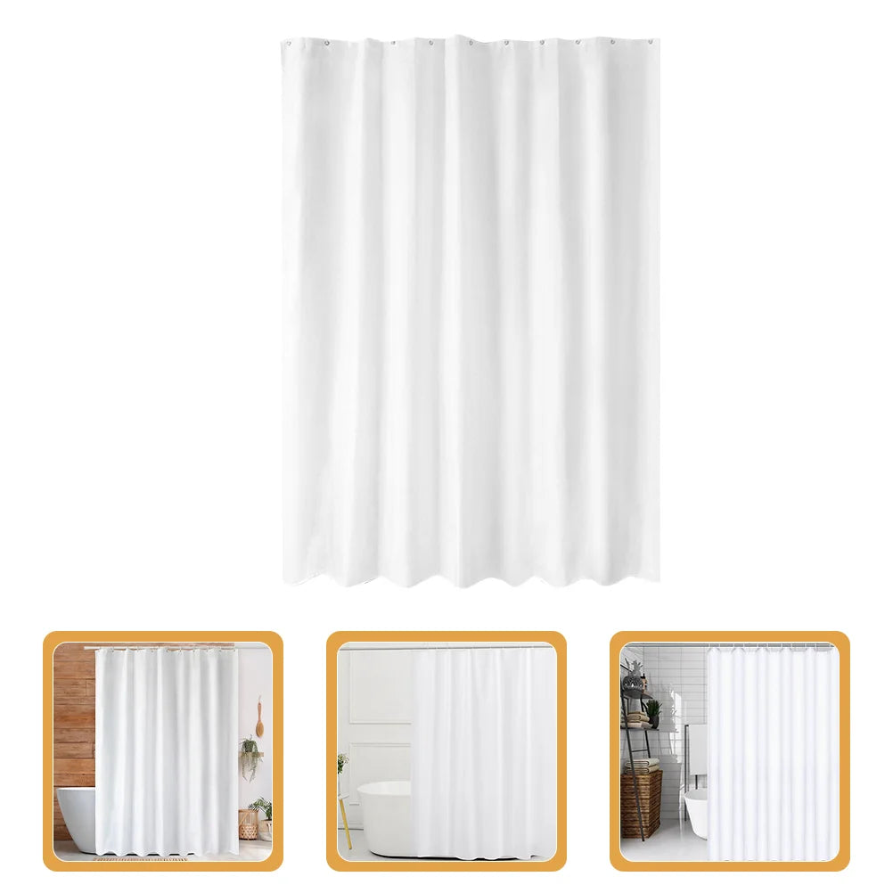 Water Proof Drapes Bathroom Polyester Shower Curtain Curtains Cloth For Clearance