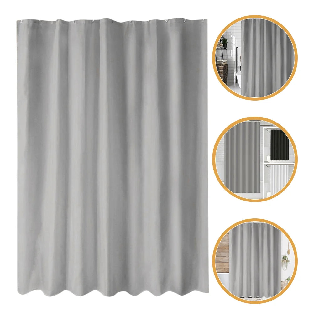 Water Proof Drapes Bathroom Polyester Shower Curtain Curtains Cloth For Clearance