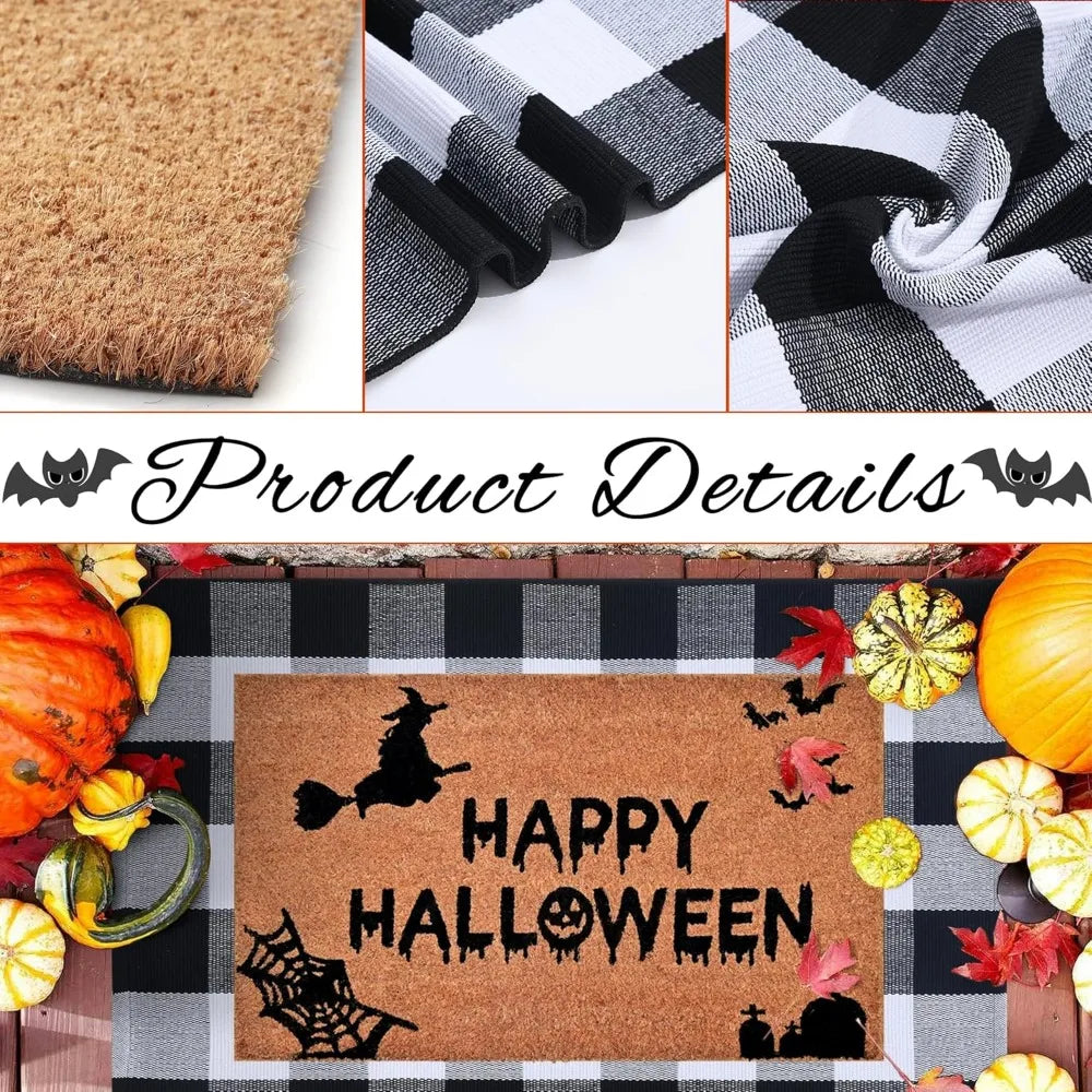 Halloween Decor, Doormat Combo Set,  28 X 43 Inches