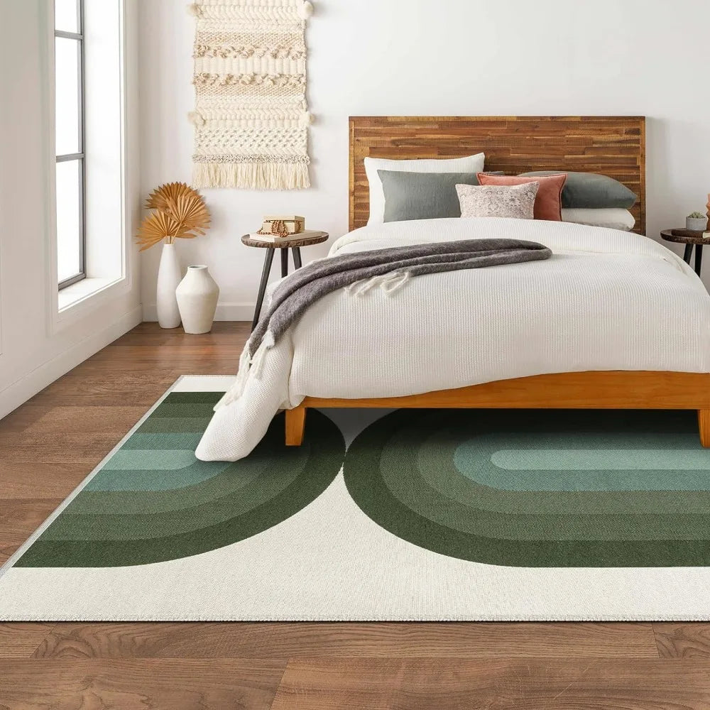 Modern Rainbow Area Rugs for Living Rooms and Bedroom Office