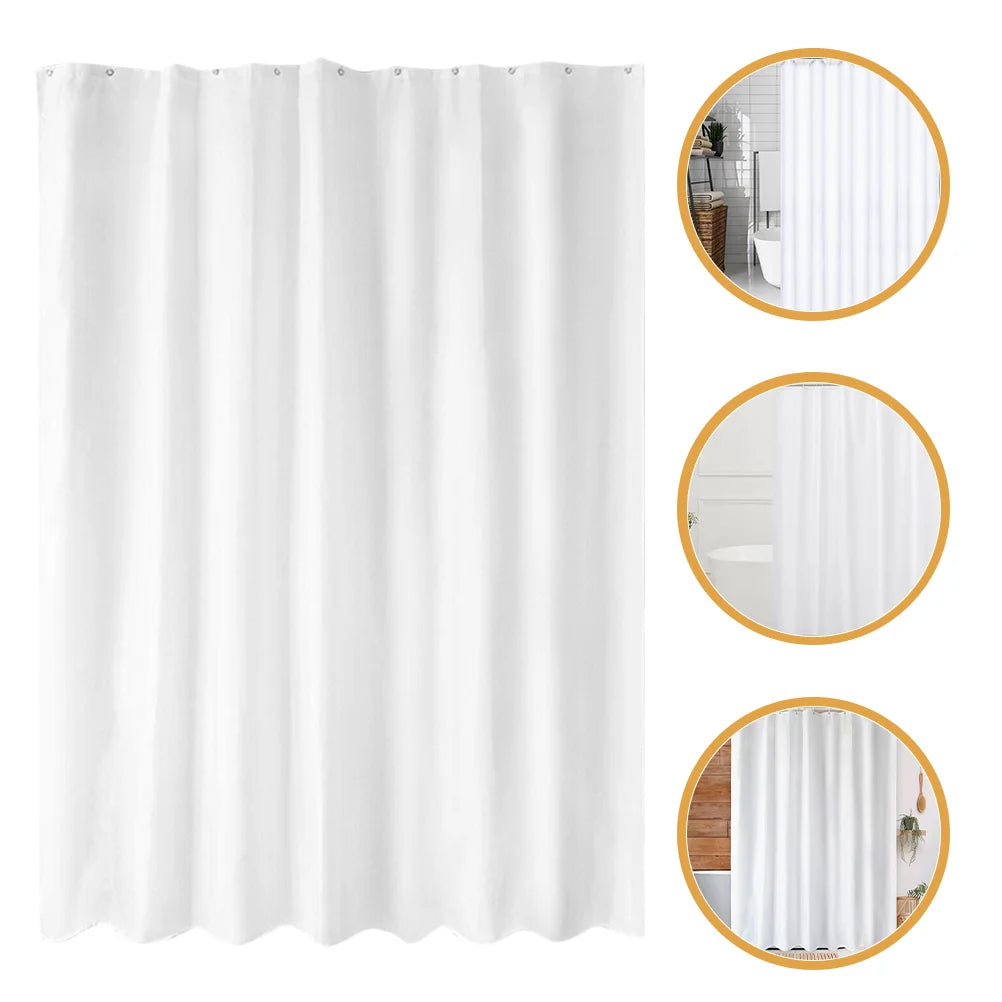 Water Proof Drapes Bathroom Polyester Shower Curtain Curtains Cloth For Clearance