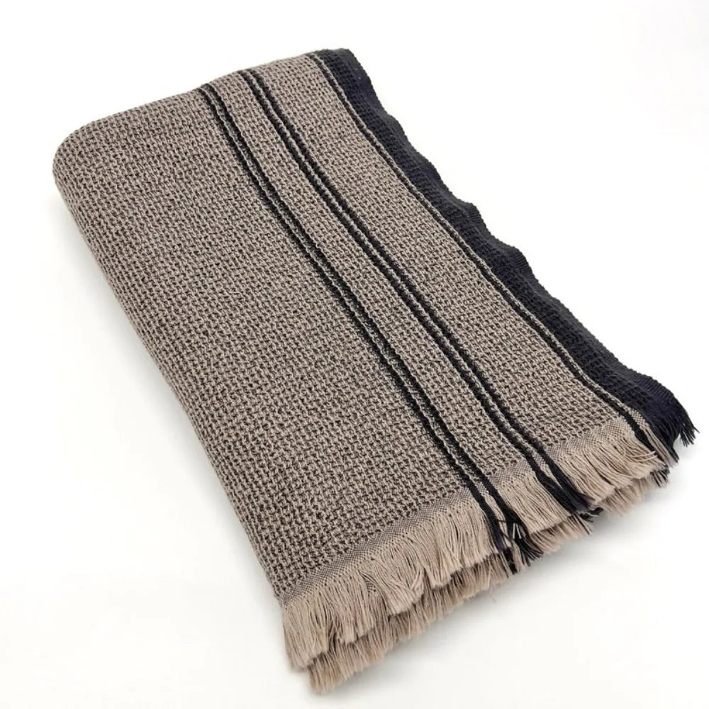 Fall Home Decor Cotton Throw Blanket