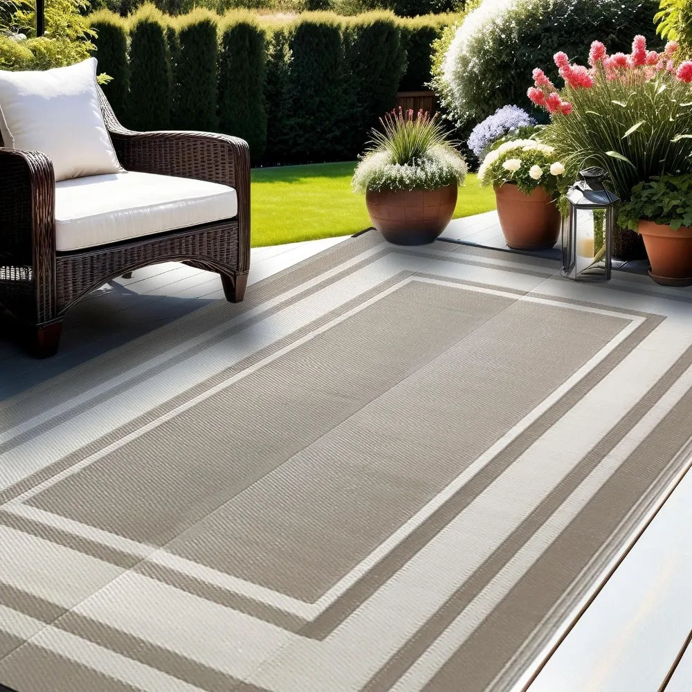 9x12 Outdoor Waterproof Rug for Patio and Outdoor Rug